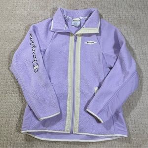 Champion Lilac Sherpa Fleece Zip Up Jacket Size M
